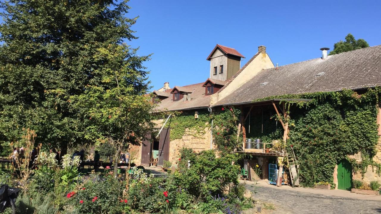 Blaues Haus Appartement Niederdorfelden Buitenkant foto